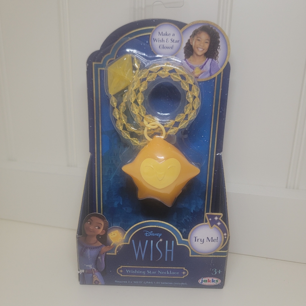Disney Wish Star Necklace New